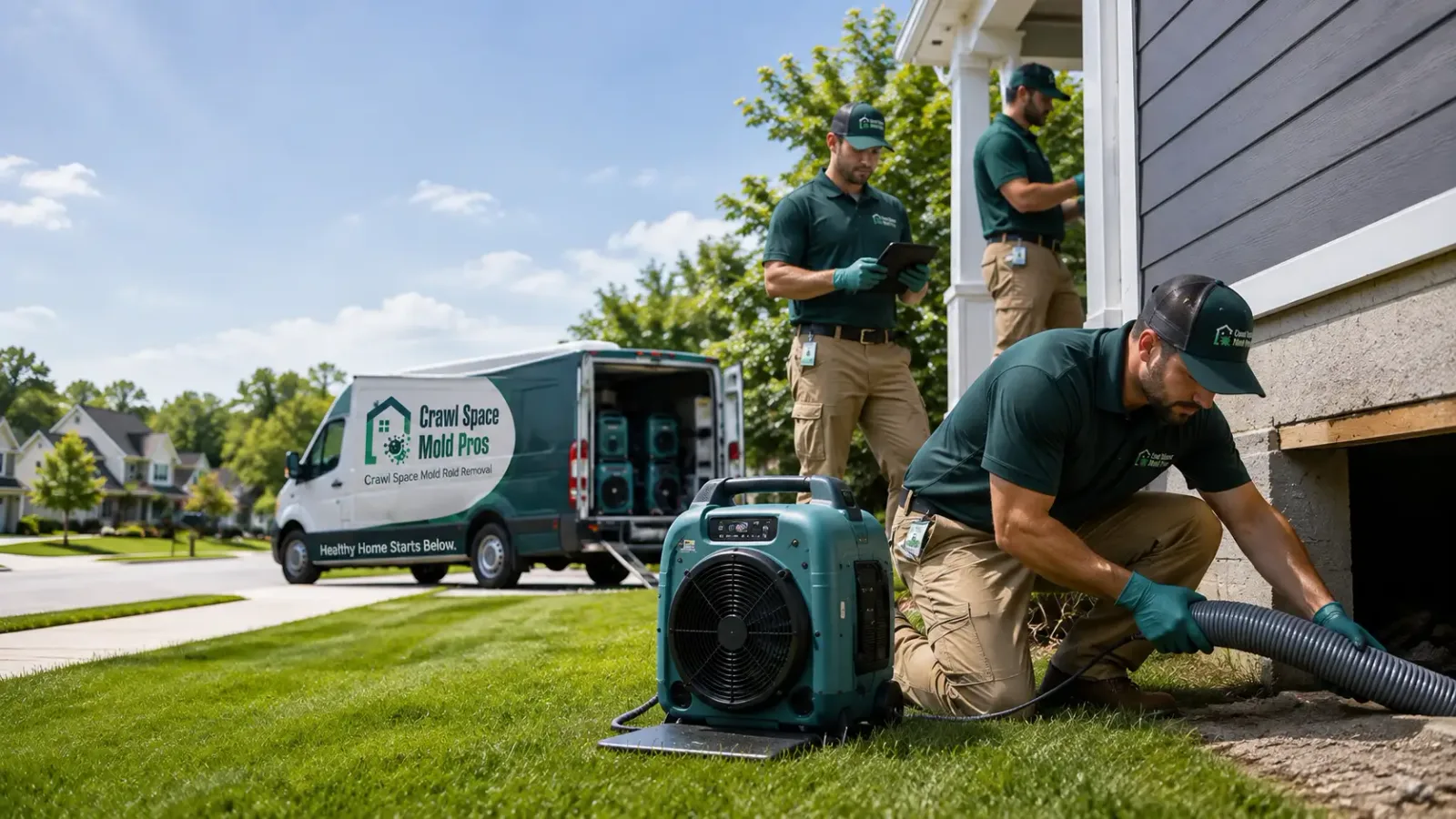 Crawl Space Mold Removal in Portland, NY